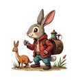 thumbnail image 6 of Steampunk Rabbit Steampunk Stickers, Waterproof Rabbit Steampunk Sticker for Water Bottle Laptop Phone Cases Planner Skateboard Luggage Helmet Party Favor Decor, Ideal for Adults Teens Teacher Rewards, 6 of 8