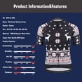thumbnail image 5 of Camiseta de ciclismo KEMALOCE antiarrugas negra de manga corta para Navidad, nueva ropa de ciclismo, ropa retro de secado rápido para ciclistas profesionales, 5 of 5