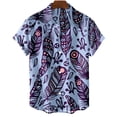 thumbnail image 5 of Camisetas con gráficos de plumas de pájaro para hombres, ropa con estampado 3D, camisas hawaianas de playa, camisetas de manga corta Y2k, ropa vintage, blusa con solapa, 5 of 5