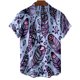 thumbnail image 5 of Camisetas con gráficos de plumas de pájaro para hombres, ropa con estampado 3D, camisas hawaianas de playa, camisetas de manga corta Y2k, ropa vintage, blusa con solapa, 5 of 5