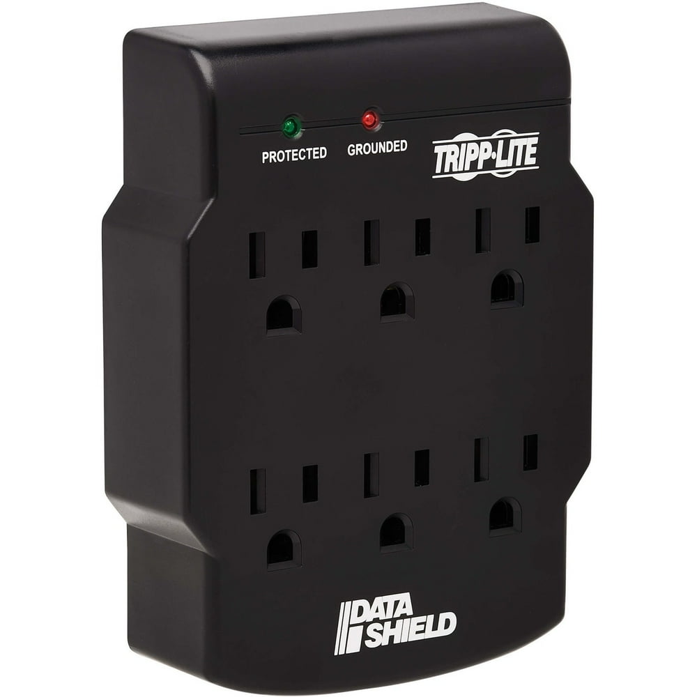 Tripp Lite Surge Protector Wallmount Direct Plug In 120V 6 Outlet 540