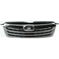 thumbnail image 4 of For 2010-2012 Outback Front Center Grills Silver Shell, Gray Insert Plastic Q, 4 of 5