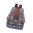 thumbnail image 2 of Mochila con diseño retro étnico para mujer, bolso informal, mochila moderna para mujer. Estilo A, 2 of 9