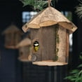 thumbnail image 6 of Openpig Premium Wooden Bird House, Mounted Hanging Birdhouse with Predator Guard, Nesting Box for Wild Bird Viewing, Indoor Decorative or Outdoor Functional Use, Ideal for Birdwatchers, 6 of 7