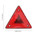 thumbnail image 2 of HLONK6 Pcs Car Triangle Warning Sign Reflectors Emergency Roadside Kit for Red, 2 of 8