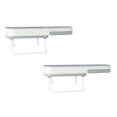 thumbnail image 1 of Oleegame 2PC Spoon And Lid Rest Bathroom Non-Perforated Soap Box Shelf Bathroom Supplies Towel Rack Non-Marking Stickers Bathroom Rack Wall-Mounted Soap Box, 1 of 5