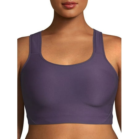 Women's Plus Active Molded Cup Sports Bra (Best High Impact Sports Bra For D Cup)