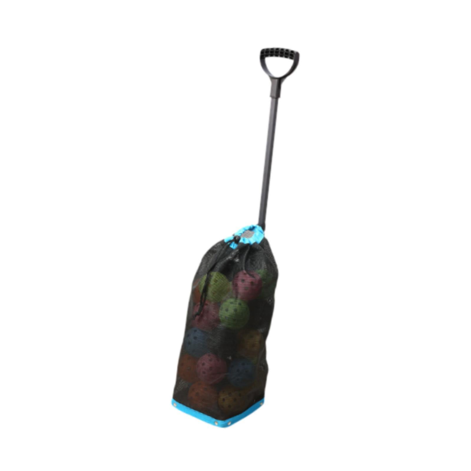 DimyFew Pickleball Ball Retriever Gatherer Portable Storage Container Balls Pick up Tool Blue