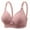 Pink, variant on Maplenight Bras for Women No Underwire Full Coverage Push Up Comfort Bralettes Breathable Support Print Everyday Bra