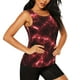 thumbnail image 2 of Balery Red Line Camiseta sin mangas estampada ligera para mujer, tops de entrenamiento sin mangas, camisetas de yoga transpirables de secado rápido.-X-Large, 2 of 7