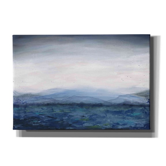 Epic Graffiti 'Mountain Lake' by Courtney Prahl, Canvas Wall Art, 26"x18"