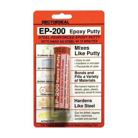 Rectorseal 97602 EP-200 Epoxy Putty Stick Two-in-One