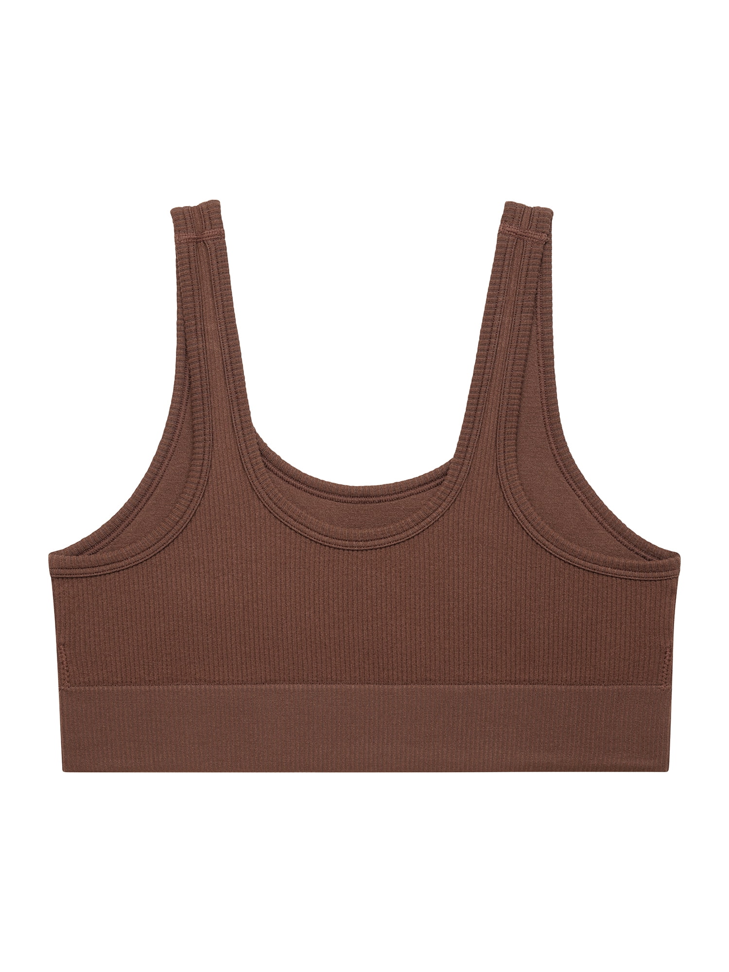 No Boundaries Women's Double Scoop Seamless Bra, Sizes XS-XXXL