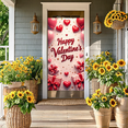 thumbnail image 4 of LUUFILx Valentine's Day Backdrop Romantic Party Supplies Banner Gifts Decorations Photography Props Background Celebration Decors Valentine's Decoration, 4 of 7