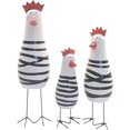thumbnail image 1 of 3 Wooden Chicken Decorations, Small Chicken Figurine, Small Kitchen Windowsill Ornament, Quirky Sculpture, Fun Desk Decor, 1 of 5