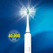 Miracle Smile Sonic Toothbrush, 5 Sonic Speeds, USB Charging Dock, Includes 6 Brush Heads
