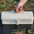 thumbnail image 2 of ISE MOUNT Portable Metal Storage Box for Outdoor Activities - Black Tool Organizer with Stickers, Protective Lining, and Optional Wooden Boards - Perfect for Camping Essentials, 2 of 7