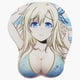 thumbnail image 1 of Non Slip Mouse Pad Wifu Mousepad Anime Gaming Pretty Funny Mouse Pad With Gel Wrist Support Purple, 1 of 1