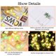 thumbnail image 4 of Traiga sus propias tres baterías AA [chick-3rice30lamp3 Caja de ahorro de batería] Cadena de luces decorativas para el día de Pascua con forma de zanahoria y conejo 3 Caja de baterías de huevo de Pasc, 4 of 13