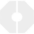 thumbnail image 4 of 24"OD x 7"ID x 8 1/4"C x 1"P Logan Architectural Grade PVC Contemporary Ceiling Medallion, Two Piece, 4 of 11