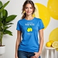 thumbnail image 3 of Playera Blusa De LimonesDolce Far Niente – Disfruta el Placer de No Hacer Nada con Estilo Color Aqua Talla Chica Marca Emil SaEs, 3 of 4
