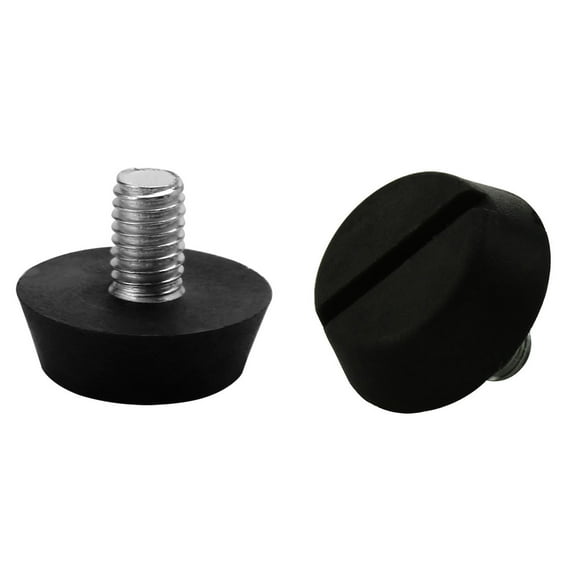 M6 x 10 x 20mm Leveling Feet Adjustable Leveler Protector for Sofa Leg 2pcs
