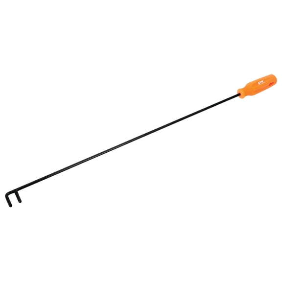 Performance Tool W84012 Pro Style Long Reach Belt Hook Tool for Serpentine, V, and Timing Belts - 29-Inch Length, High Visibility Orange Handle