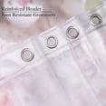 thumbnail image 5 of AUQ 2026 New Eva Shower Curtain Liner,72"Wx72"L,Pebble Design,Clear,Waterproof Clear Shower Curtain Liner Mildew Resistant for Bathroom,Shower,Home Use, 5 of 7
