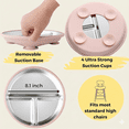 thumbnail image 4 of ROXANEPIG 2 PACK Stainless Steel Toddler Plate with Suction, Divided Plates with Removable Silicone Sleeves for Kids, Non Toxic & BPA Free | Non Slip | Unbreakable Baby Snack Dishes, 4 of 7