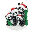 thumbnail image 5 of Personalized Family of 4 Panda Christmas Tree Ornament 2024 - Cute Animal Family Christmas Ornaments, 5 of 10