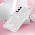 thumbnail image 5 of Slim Fit Phone Case for Samsung Galaxy S23 FE, Glitter Liquid Quicksand Effect Silicone Soft TPU Case with Camera Lens and Screen Protection Case for Galaxy S23 FE,LSWT Colorful, 5 of 14