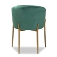 thumbnail image 5 of Baxton Studio Ballard Dining Chair, Green/Gold, 5 of 10