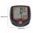 thumbnail image 3 of Ordenador de bicicleta Soidarity LCD Digital Negro + Rojo, 3 of 6