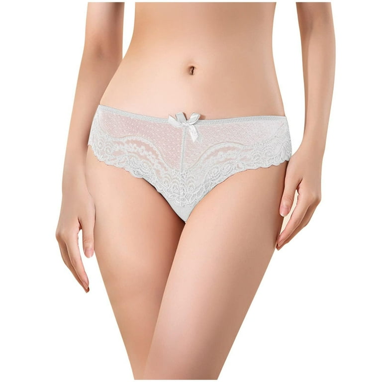 Women Lace See-through Thongs Low Waist Knickers Panties Underwear Lingerie