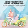 thumbnail image 5 of Cute Bunny Electric Tricycle Toy with Lights Music Interesting Universal Bunny Tricycle Doll Model Toy Gift for 1 2 3 Year, 5 of 5