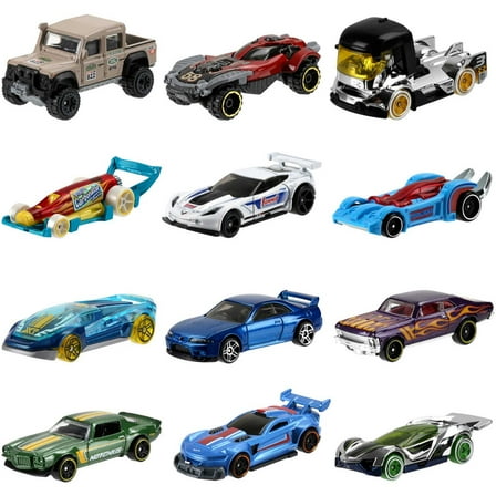 Hot Wheels 1:64 Scale Basic Toy Car or Truck (Styles May Vary)