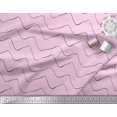 thumbnail image 2 of Soimoi Pink Poly Georgette Fabric Artistic Waves Abstract Print Fabric by Yard 42 Inch Wide, 2 of 3