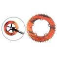 thumbnail image 1 of Rueda de cadena shamjiam BCD130 Naranja 56T Plato de bicicleta plegable, 1 of 9
