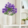 thumbnail image 4 of Rama De Poliéster 1 unidad de flor artificial de jacaranda de seda morada,planta artificial realista con hojas verdes para decoración de mesas de boda en el hogar. Rkxzt, 4 of 6
