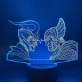 thumbnail image 1 of Thor And Loki Petite Lampe de Nuit 3d, Veilleuse Led, 1 of 3