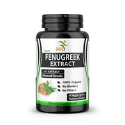 حبوب بذور FENUGREEK 2000mg استخراج يومي 60 كبسولات نباتية غير معدلة وراثيا