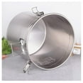 thumbnail image 5 of Drevy Stainless Steel Airtight Canister, Cereal Container with Airtight Lid and Handles Rice Bean Flour Oil Storage Bucket Sugar Milk Canisters for Home Kitchen Counter Storing Food (6L), 5 of 8