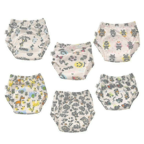 Pack Unisex Cotton Reusable Potty Training Underwear Breathable Toddler Boys And Girls Pee Training Underpants Waterproof Training Pants