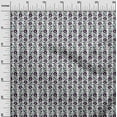thumbnail image 2 of oneOone Cotton Poplin Fabric Leaves & Floral Block Printed Craft Fabric BTY 56 Inch Wide, 2 of 4