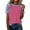 Pink, variant on STYLISH Y2k 2000s Raglan Sleeve Cute Egirl Crop Tops Women Summer Knit Ribbed Cropped T Shirts for Women XXL