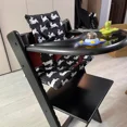 thumbnail image 4 of Silla de comedor Stokke de estilo nórdico para bebé, silla de crecimiento para niños, cojín para asiento, comedor para bebé, impermeable, sin pañales, 4 of 5