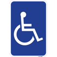 thumbnail image 1 of Panneau en Aluminium 12 x 18 Po - Grand Symbole de Handicapé, 1 of 1