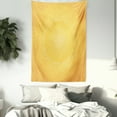 thumbnail image 4 of Yellow Tapestry, Moden Digital Image of the Sun with Sunshine in Cool Circular Pixels Artwork, Wall Hanging for Bedroom Living Room Dorm Decor, 40W X 60L Inches, Yellow and White, by Ambesonne, 4 of 5