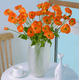 thumbnail image 2 of Xiao Hua 6 flores artificiales de amapola de maíz, flores falsas, flores artificiales para decoración de bodas, 2 of 5