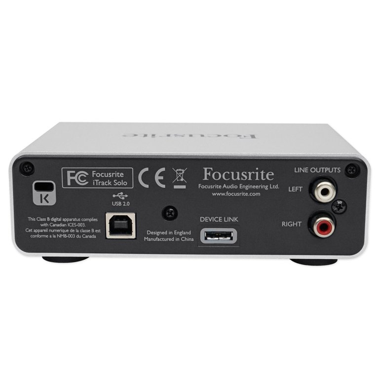 Focusrite ITRACK SOLO LIGHTNING USB Audio Recording Interface+